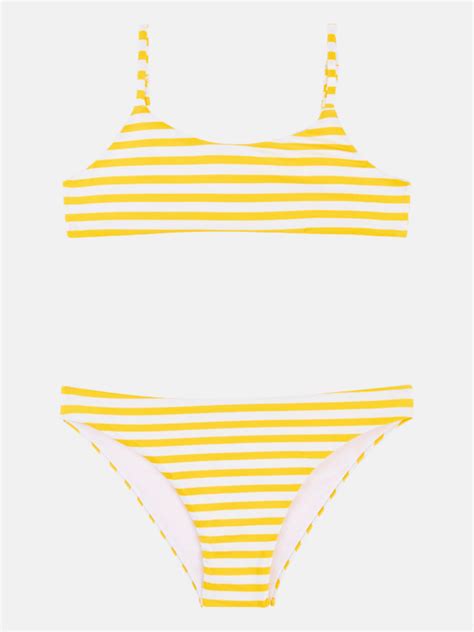 Sundek Mini Bikini A Righe Costumi Mare Junior Nencini Sport