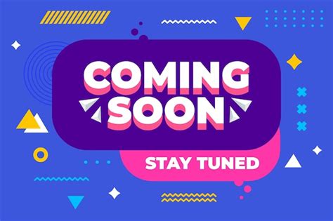 Free Vector Creative Coming Soon Teaser Background