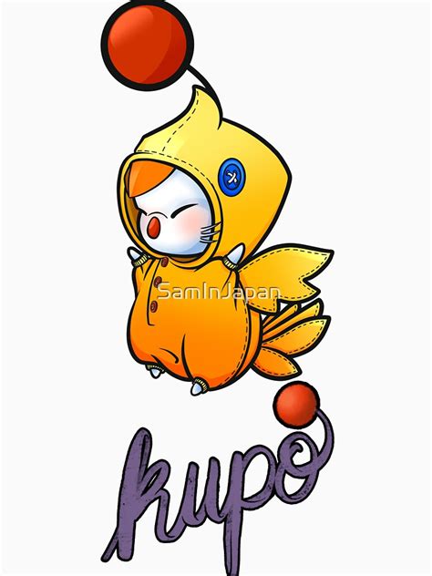 Chocobo Dress Up Moogle From Final Fantasy T Shirt For Sale By