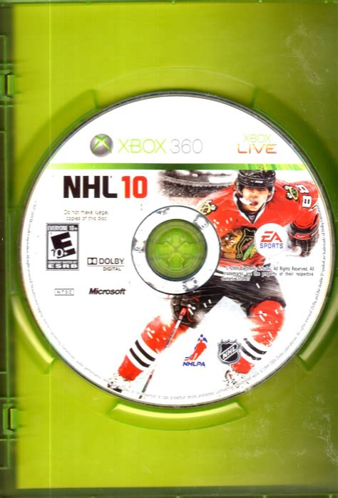 XBox 360 - NHL 10 (EA Sports) - Video Games