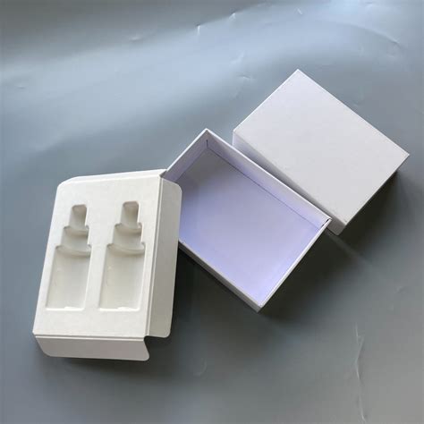 Biodegradable Paper Pulp Molded Skincare Packaging Box Box With