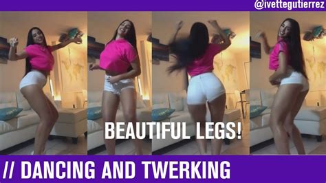 Hot Latina Dancing And Twerking In Shorts Youtube