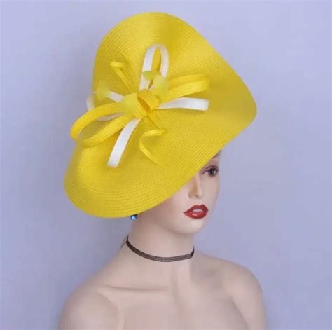 Fascinator Hats For Women Yellow Fascinator Yellow Hat Fascinator