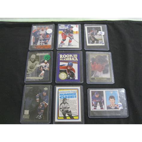 9 WAYNE GRETZKY HOCKEY CARDS