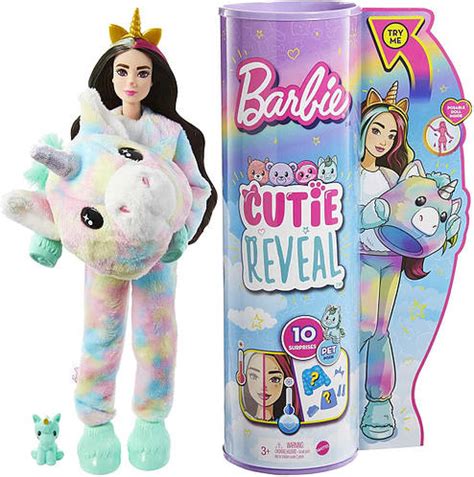 Кукла Барби Сюрприз в костюме единорога Barbie Cutie Reveal Unicorn ...