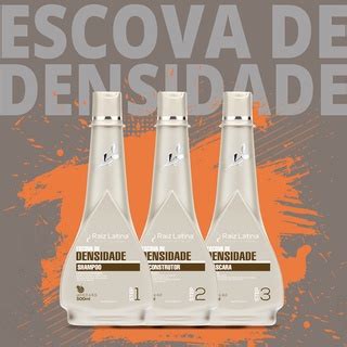 Escova Redensificadora Raiz Latina Escova De Densidade Kit Passos Shopee Brasil