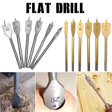 Aliexpress.com : Buy 10 25mm Woodworking Spade Drill Bits Flat Drill ...