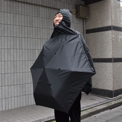Japan Has Made An Umbrella That Converts Into A Rain Jacket