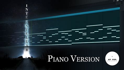 Hans Zimmer Interstellar Main Theme Piano Version Fl Studio Youtube