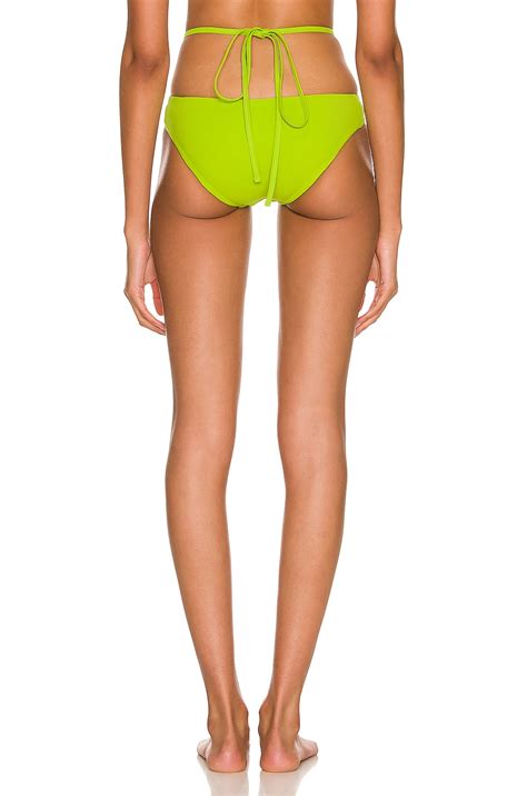 Christopher Esber Looped Tie Bikini Bottom In Apple Fwrd