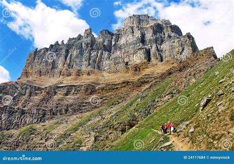 Hiking in the Rocky Mountains, Alberta, Canada Stock Photo - Image of ...