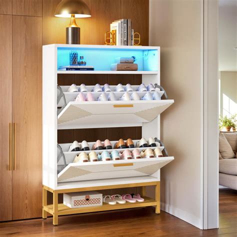 Rebrilliant Led Pair Flip Down Shoe Storage Wayfair