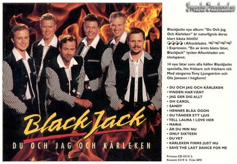 B - BLACK JACK - Kort och bilder - BLACK JACK (1999) - svenskadansband.se