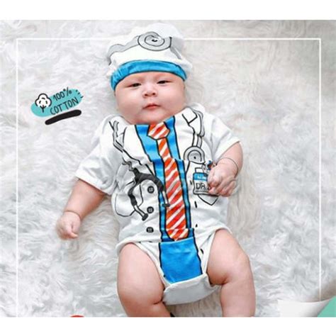 Jual Jumper Kostum Bayi Profesi Baju Bayi Laki Laki Perempuan Dokter