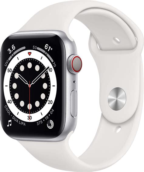 Best Buy: Apple Watch Series 6 (GPS + Cellular) 44mm Aluminum Case with ...