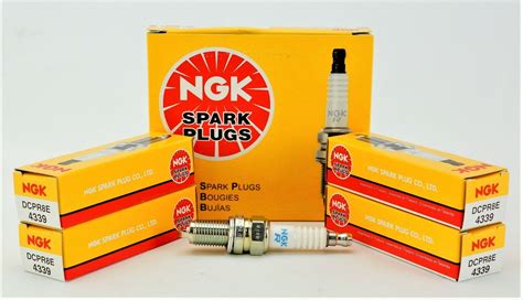 Set Of Genuine Ngk Nickel Spark Plugs Standard Dcpr E Removable