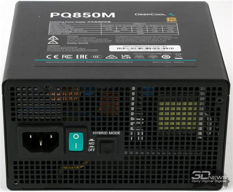 Блок питания DeepCool PQ850M: фокус с нюансами / Корпуса, БП и охлаждение