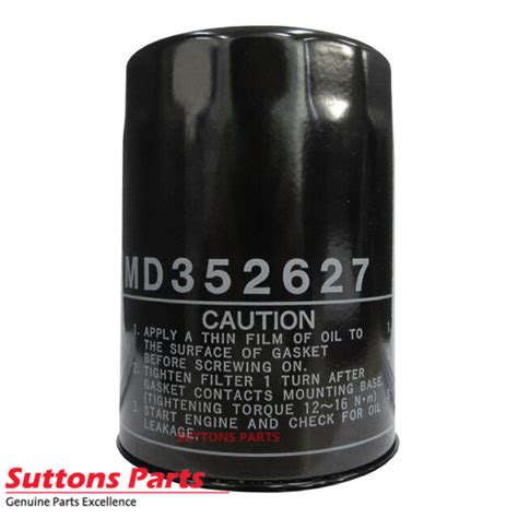 Genuine Mitsubishi Oil Filter Part MD352627 for sale online | eBay