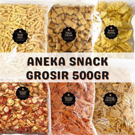 Jual Kenz Snacks Aneka Snack Gram Grosir Kiloan Cemilan