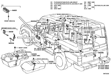 Switch Relay Computer For Toyota Land Cruiser Vdj