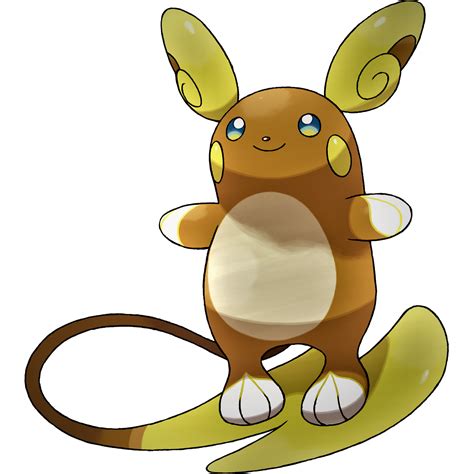 Alolan Raichu Electric And Psychic Type By Pokemonsketchartist On