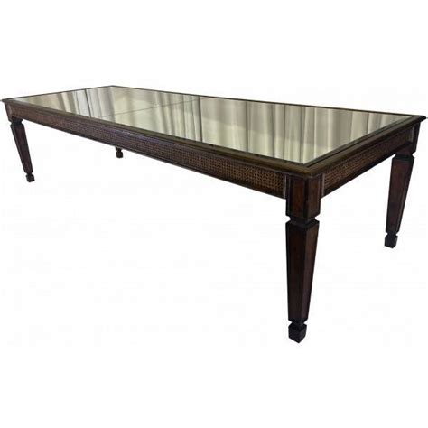 Colony Mirror Rectangle Dining Table Design With Revolution