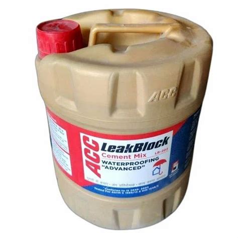 Acc Leak Block Cement Mix Waterproofing Chemical Packaging Size