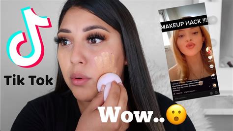 Testing A Viral Tik Tok Makeup Hack Does It Work Youtube