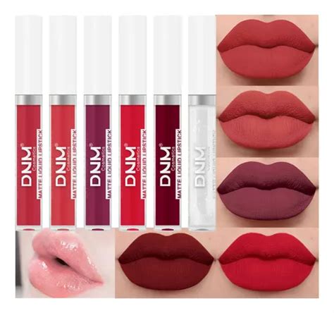 Set Labial L Quido Nude Mate Larga Duraci N Agua De Piezas Meses Sin Inter S