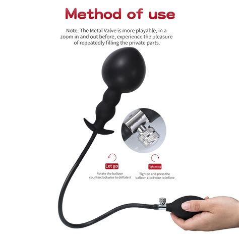 Plug Godemichet Anal Extensible En Silicone Pour Adulte Dilatateur