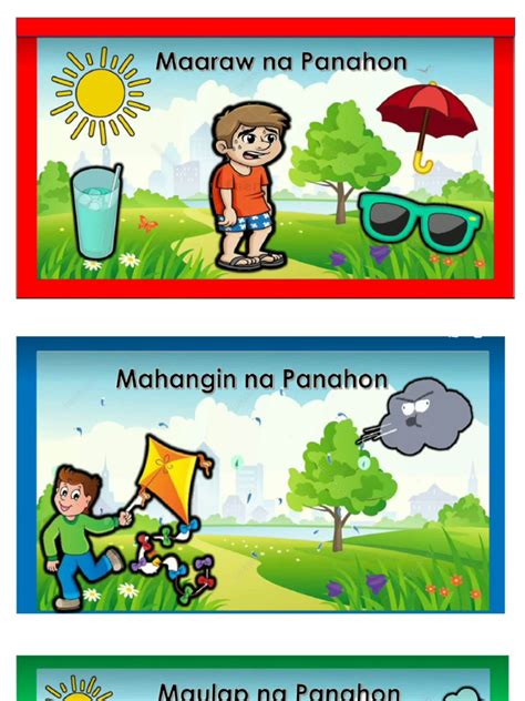 Weel10 Mga Uri Ng Panahon Pdf