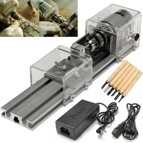 Buy Mini Lathe Beads Machine Woodworking Diy Polishing Drill Grinding