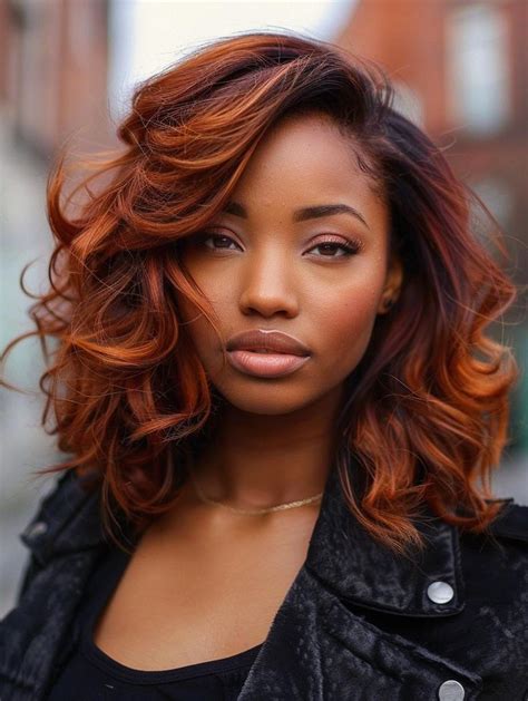 Top Hair Colors For Dark Skin Tones Perfect Shades For Every Season In 2024 Hair Color For