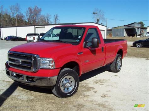 2006 Red Clearcoat Ford F250 Super Duty Fx4 Regular Cab 4x4 45770684