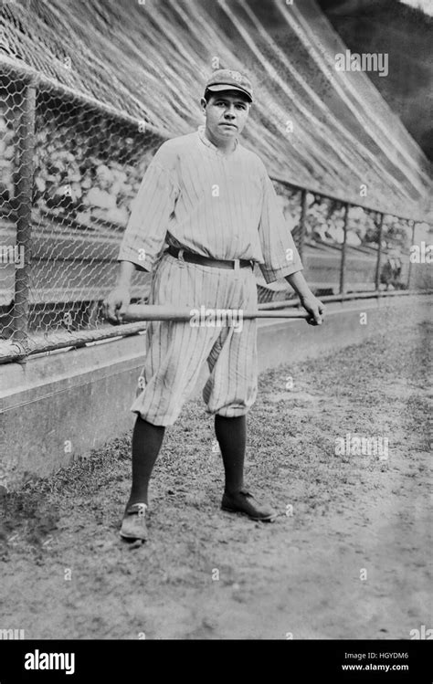 Babe Ruth Major League Baseball Player New York Yankees Portrait Bain News Service