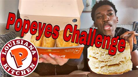 Can My Girlfriend Eat 4 Popeyes Biscuits Without Any Drink Youtube