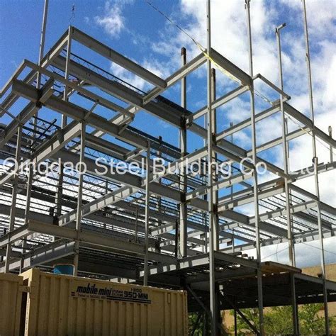 Design Prefabricated Metallic Steel Frame Warehouse Building High Rise