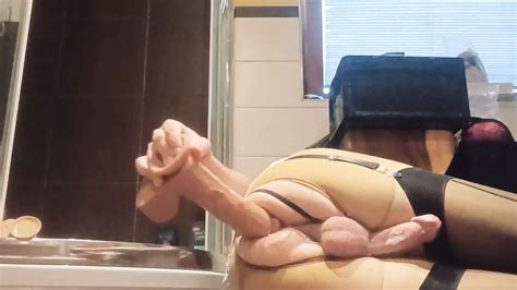 Sissygasm Handsfree Cumming Fat Dildo Shemale Lingerie Porn Feat Zoeycdgirl By FapHouse XHamster