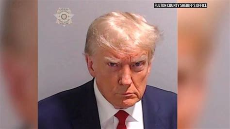 Mug Shot Of Donald Trump Shows Scowling Former President During Speedy