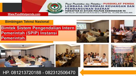 Bimtek Sistem Pengendalian Intern Pemerintah Spip Bimtek Pusdiklat