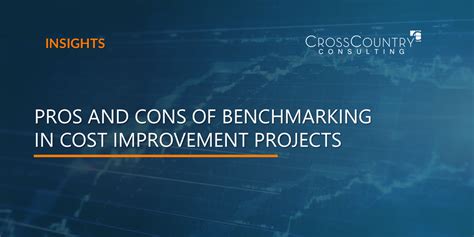 Pros And Cons Of Benchmarking In Cost Improvement Projects