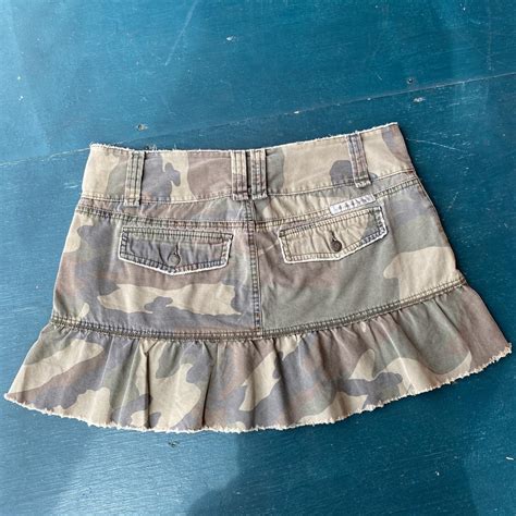 Y K Abercrombie Fitch Camo Micro Mini Skirt Fit Depop