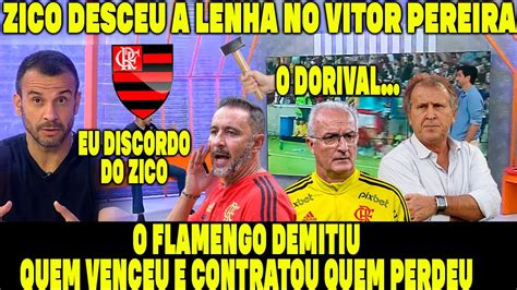 Zico Perdeu A Panci Ncia E Detonou Vitor Pereira E Diretoria Do