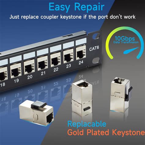 port rj patch panel cat stp feed  philippines ubuy