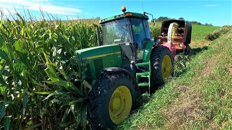 Running Over Our Crop L First Day Of Chopping Corn Silage On A Small