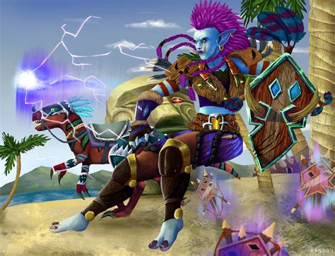 Artstation Troll Shaman Wow