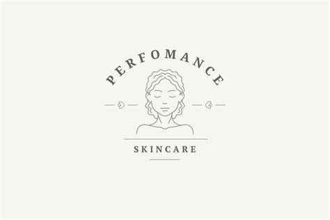 Romantic Gentle Woman Portrait With Naked Shoulders Minimal Line Art