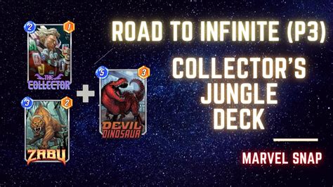 Marvel Snap Road To Infinite Early Pool 3 Collector Zabu Dino