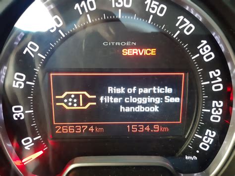 Сажевый фильтр — Citroen C5 (2G), 2,2 л, 2012 года | плановое ТО | DRIVE2
