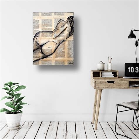 Centrefold 2 Nude Woman On Book Pages Art Lovers Australia